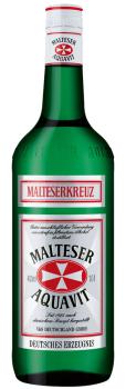 Malteser Malteserkreuz Aquavit 40 % vol. Literflasche