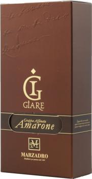Grappa Affinata Amarone Le Giare Marzadro in Geschenkpackung 41 % vol.
