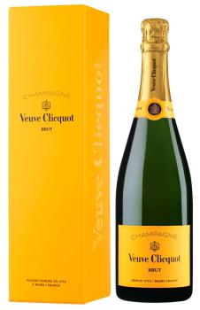 Veuve Clicquot Brut Champagner in Geschenkpackung