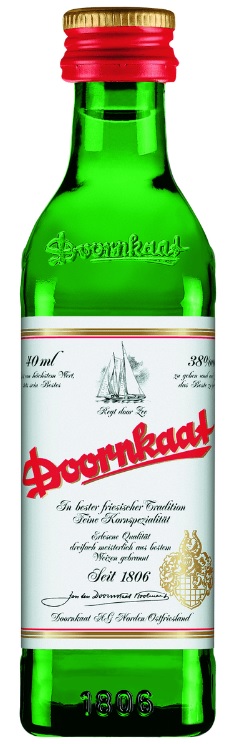 Die Weinstraße Doornkaat 4cl 24 38 Miniatur-Flasche x vol. Stefan Kleinflasche - Lenz 