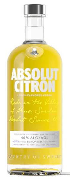 Absolut Citron Vodka 40 % vol. Literflasche