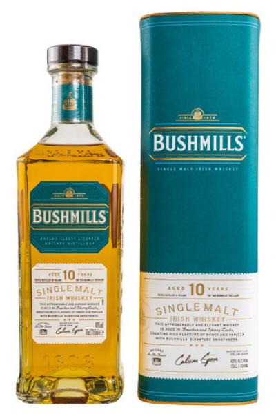 Bushmills Single Malt Irish Whiskey 40 % vol. 10-jährig years