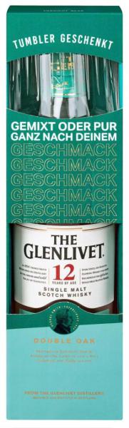 Glenlivet Single Malt Scotch Whisky Double Oak 40 % vol. 12-j. mit Tumbler