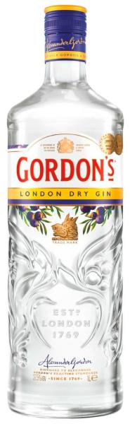 Gordons London Dry Gin 37,5 % vol. Literflasche